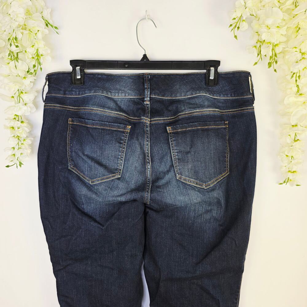 Torrid Premium Jegging Plus Size 20R Dark Wash Stretch Skinny Y2K 2003 Mid Rise - Picture 5 of 12